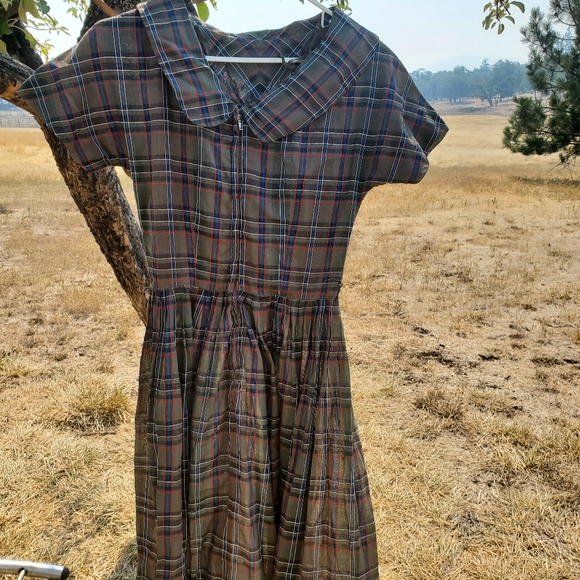 Dan Keller vintage 1940 dress robert kirk Ltd sf - Picture 2 of 5